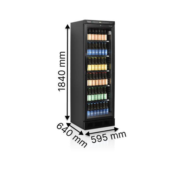 Холодильні шафи TEFCOLD CEV435 BLACK