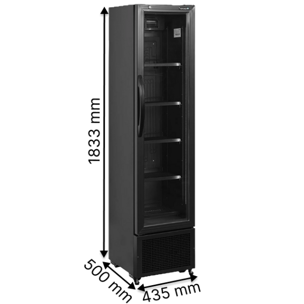 Холодильні шафи TEFCOLD FS176H Black