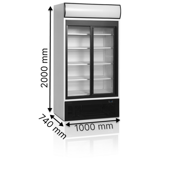 Холодильні шафи TEFCOLD FSC1000S