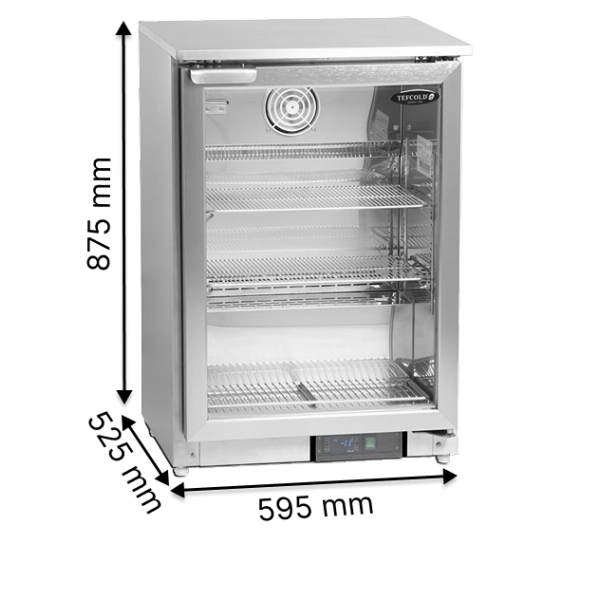 Морозильні шафи TEFCOLD GF200VSG