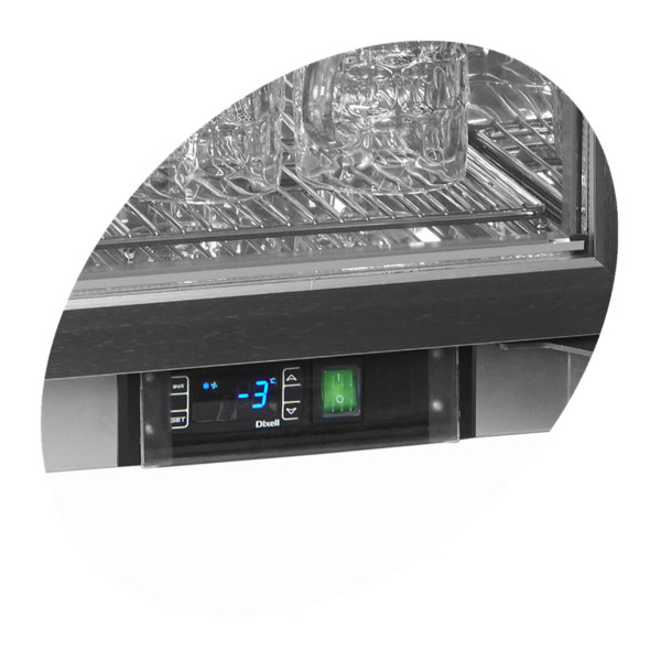 Морозильні шафи TEFCOLD GF200VSG