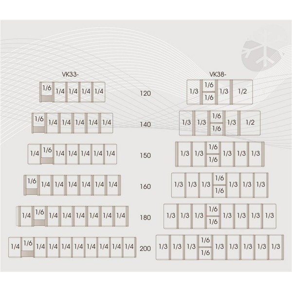 Вітрини для топінгів TEFCOLD GN 1/3 VK38-120