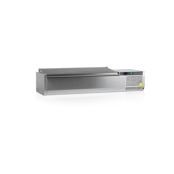Вітрини для топінгів TEFCOLD GN 1/4 VK33-120 S/S LID