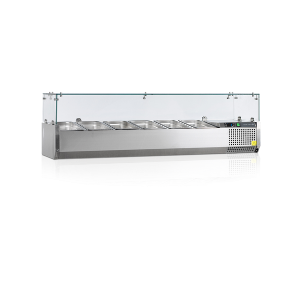 Вітрини для топінгів TEFCOLD GN 1/4 VK33-140