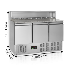 Столы для пиццы TEFCOLD GP93