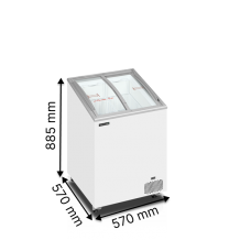 Морозильные лари TEFCOLD IC101SCEB LED
