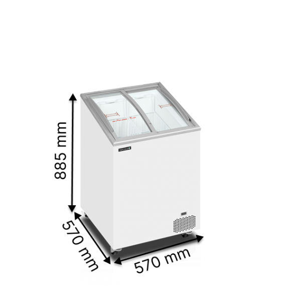 Морозильні ларі TEFCOLD IC101SCEB LED