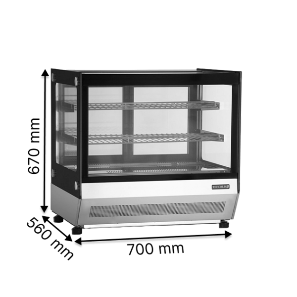 Кондитерські вітрини TEFCOLD LCT750F/BLACK