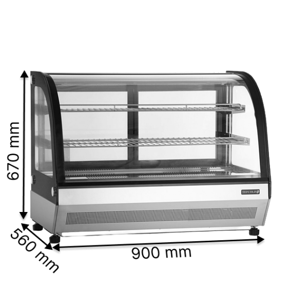 Кондитерські вітрини TEFCOLD LCT900C/BLACK