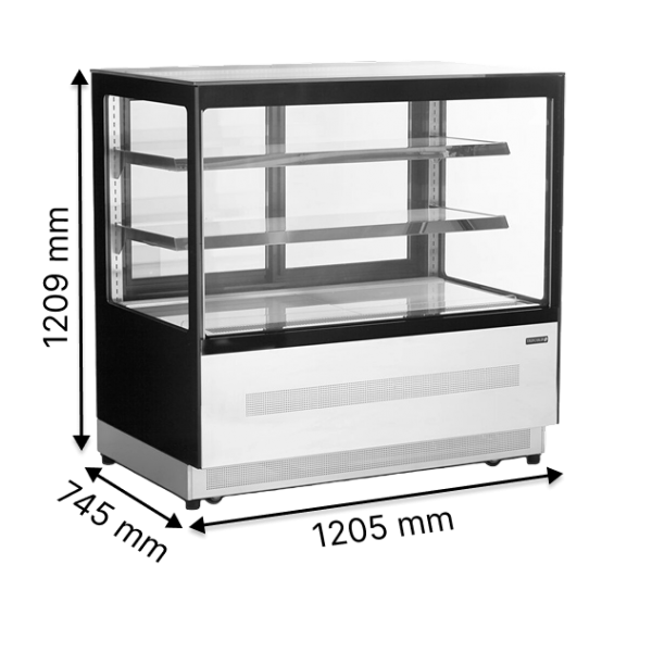 Кондитерські вітрини TEFCOLD LPD1200F/BLACK