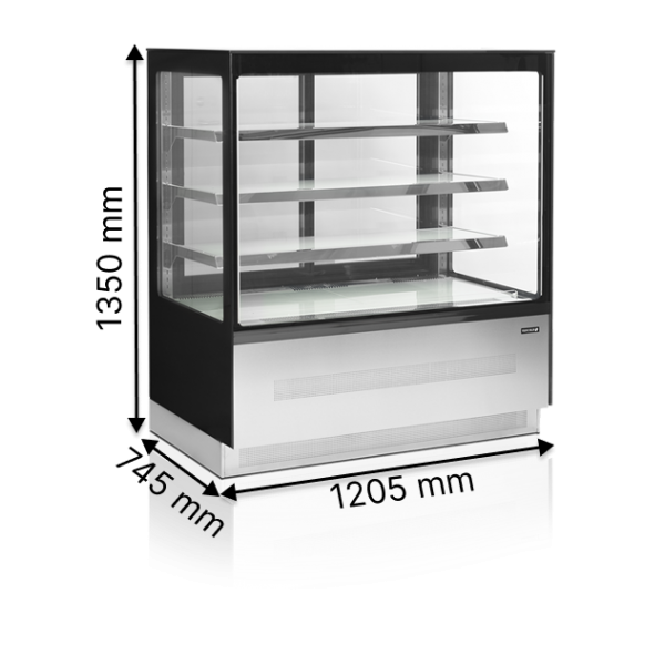 Кондитерські вітрини TEFCOLD LPD1203F/BLACK