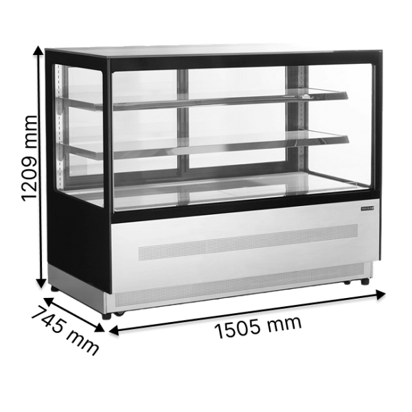 Кондитерські вітрини TEFCOLD LPD1500F/BLACK