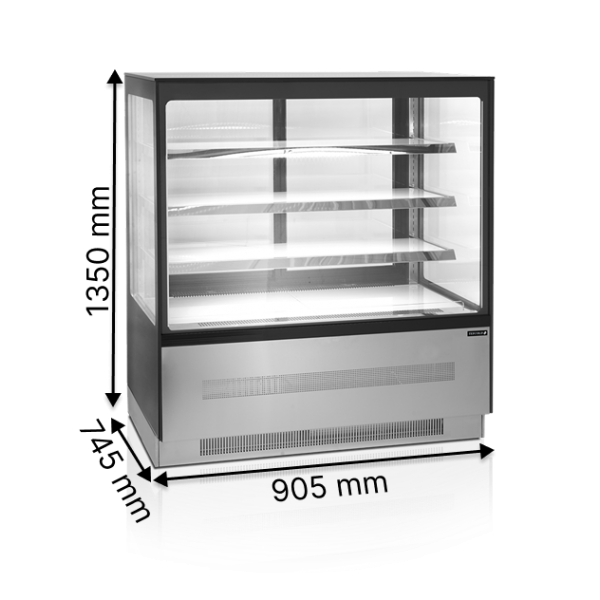 Кондитерські вітрини TEFCOLD LPD903F/BLACK