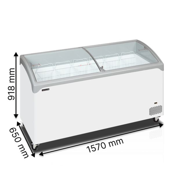 Морозильні ларі TEFCOLD NIC501SCEB