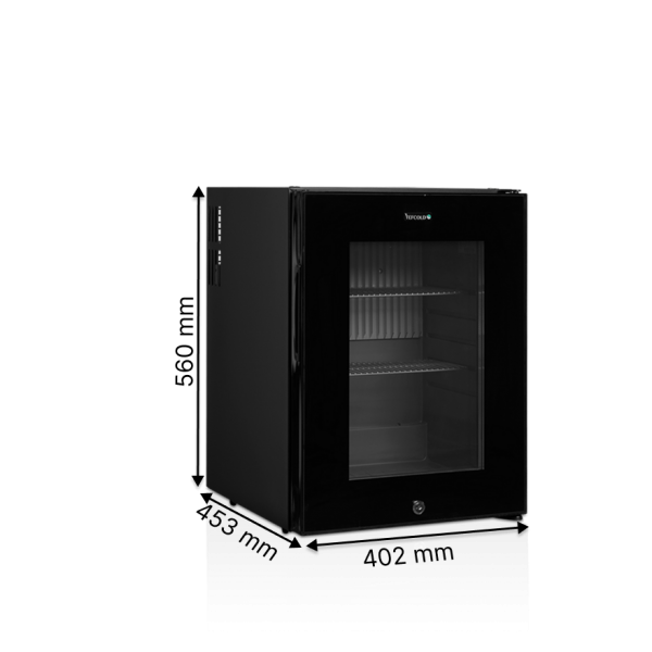 Барні шафи, мінібари TEFCOLD TM44G-1 BLACK