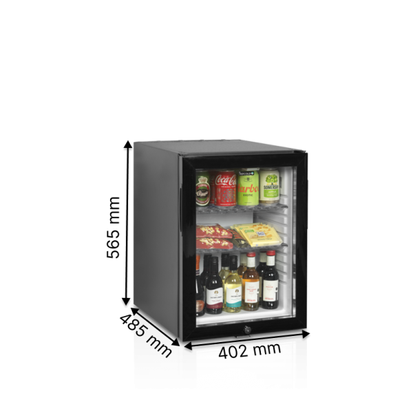Барні шафи, мінібари TEFCOLD TM45GC BLACK