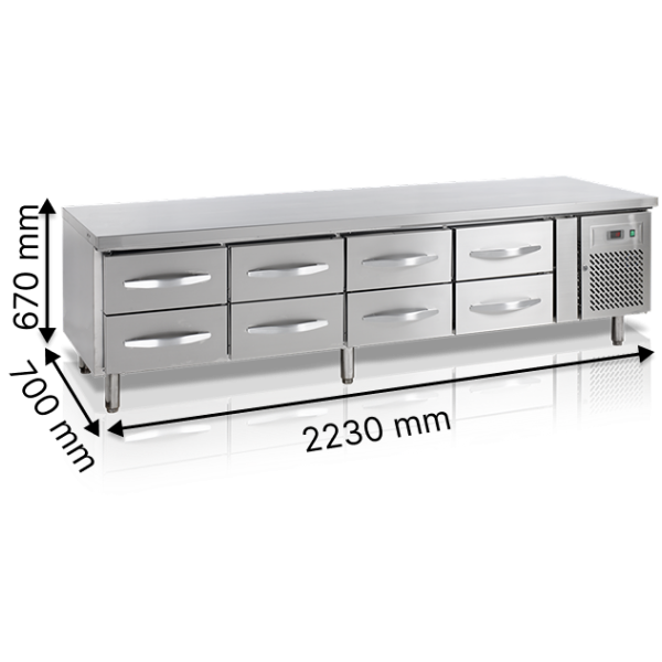 Холодильні столи TEFCOLD UC5480
