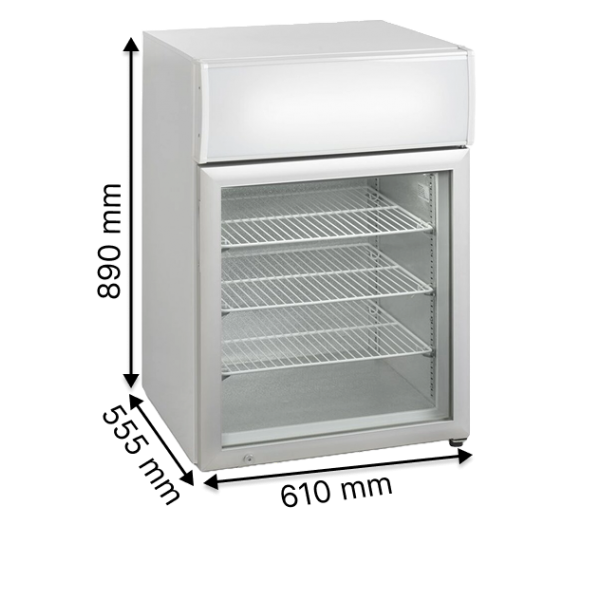 Морозильні шафи TEFCOLD UF100GCP