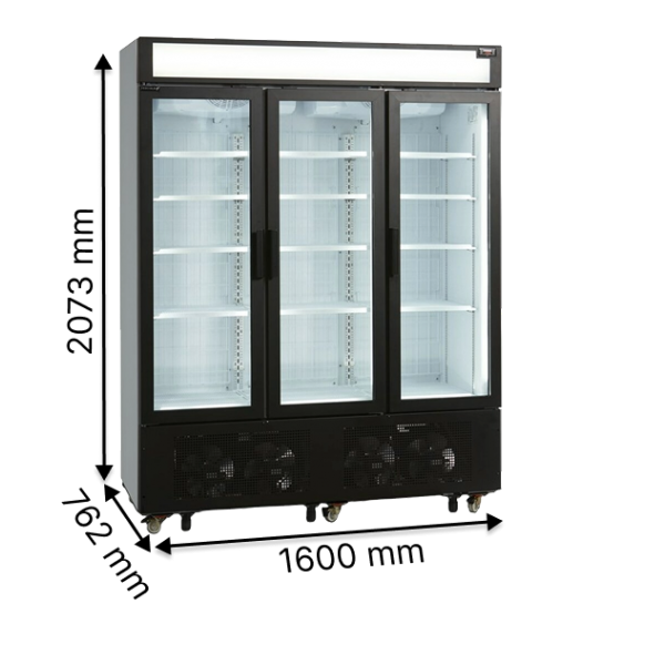 Морозильні шафи TEFCOLD UFSC1600GCP