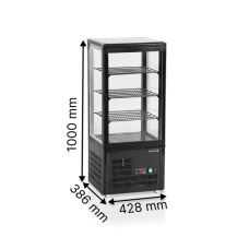 Кондитерські вітрини TEFCOLD UPD80-BLACK