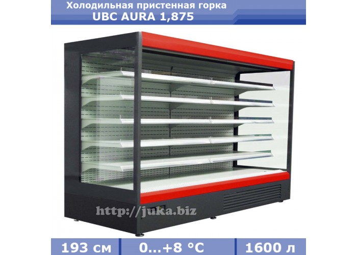 Холодильная пристенная горка UBC AURA 1,875