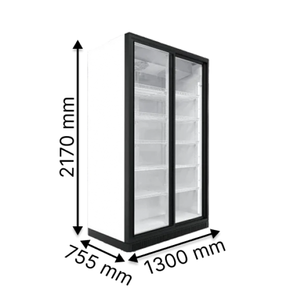 Холодильна шафа вітрина UBC Extra Large Full Door
