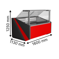 Холодильная витрина универсальная (рестайлинг) JUKA FGL160 (-2...+8°C)