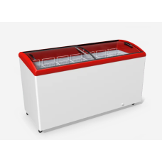 Морозильна скриня лар з гнутим розсувним склом JUKA N600S (-5С...+5С)