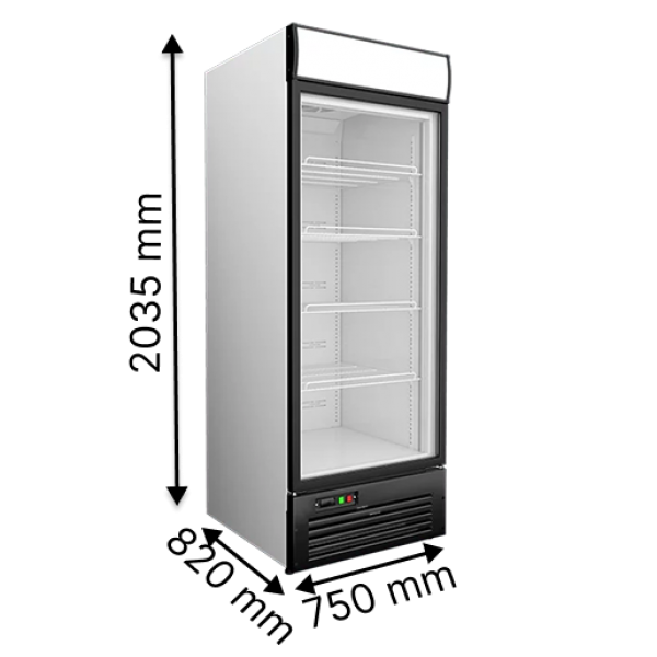 Морозильна шафа вітрина зі скляними дверима JUKA ND75G