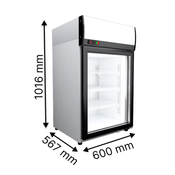 Морозильный шкаф витрина со стеклянной дверью JUKA NG60G