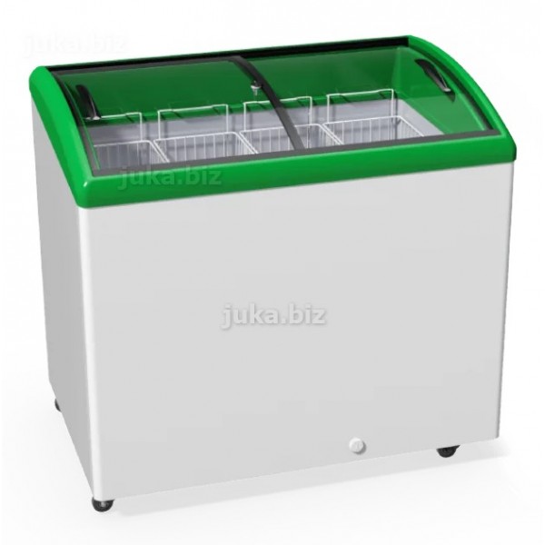 Морозильний лар з гнутим склом JUKA N300S