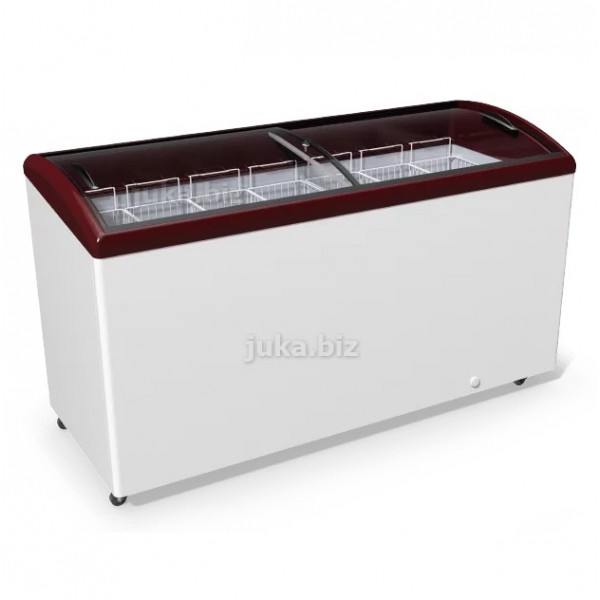 Універсальний холодильний лар з гнутим склом JUKA N800S (-5С...+5С)