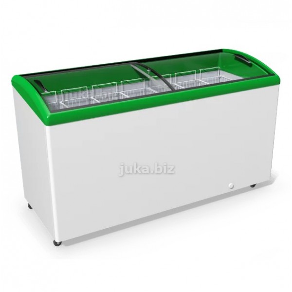 Універсальний холодильний лар з гнутим склом JUKA N800S (-5С...+5С)