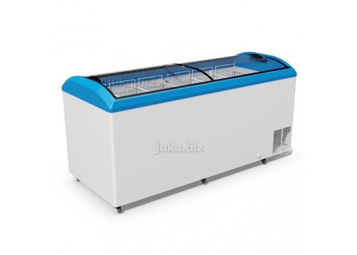 Универсальный холодильный ларь с гнутым стеклом JUKA N800D (-5С...+5С)