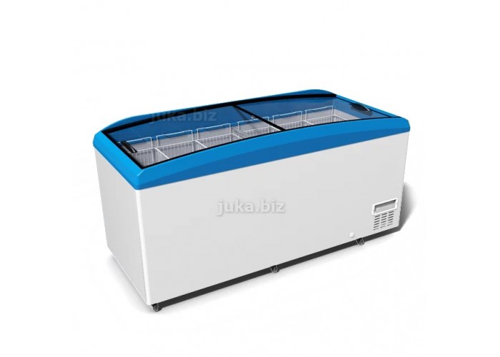 Универсальный холодильный ларь с гнутым стеклом JUKA N800W (-5С...+5С) 