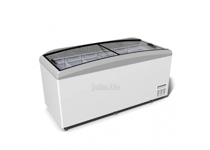 Універсальний холодильний лар з гнутим склом JUKA N800W