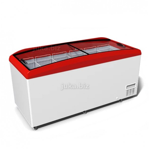 Універсальний холодильний лар з гнутим склом JUKA N800W