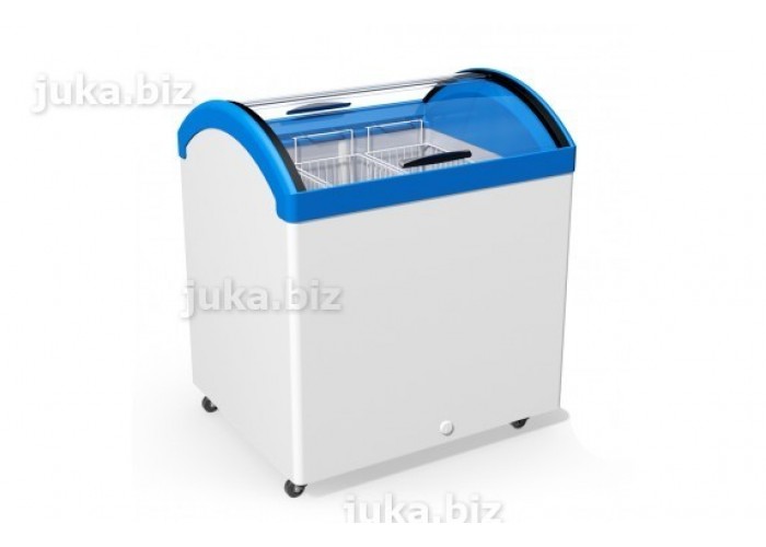 Универсальный холодильный прикассовый ларь с гнутым стеклом JUKA N200V(+5С...-5С) 