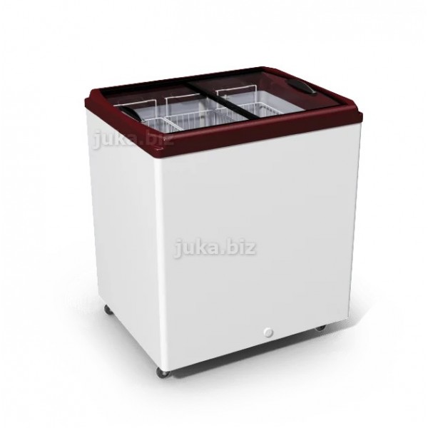 Морозильний лар з прямим склом JUKA M200P