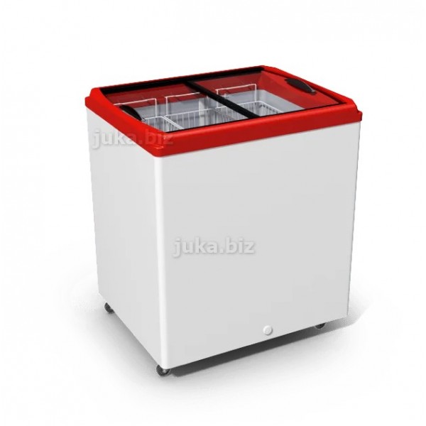 Морозильний лар з прямим склом JUKA M200P
