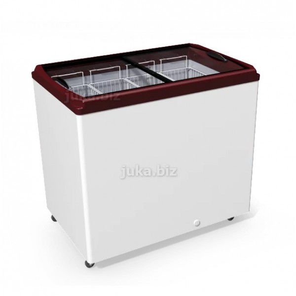 Морозильний лар з прямим склом JUKA M300P