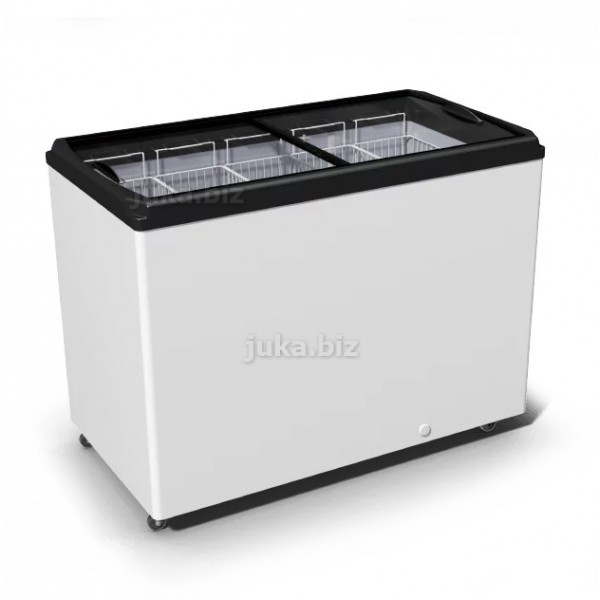 Морозильний лар з прямим склом JUKA M400P