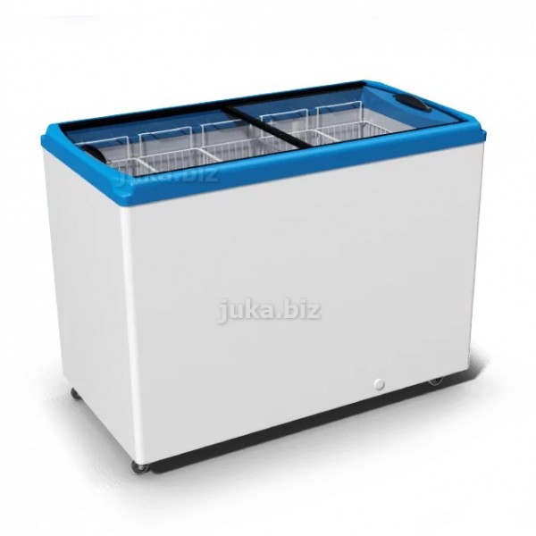 Морозильний лар з прямим склом JUKA M400P