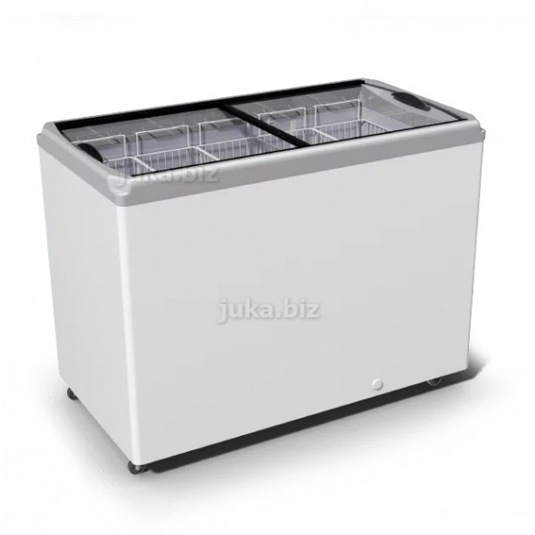Морозильний лар з прямим склом JUKA M400P