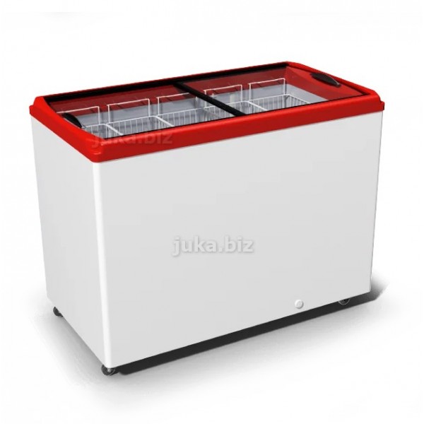 Морозильний лар з прямим склом JUKA M400P