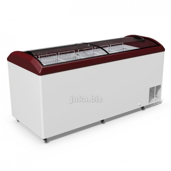 Морозильний лар - бонета з гнутим склом JUKA M800D