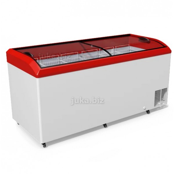 Морозильний лар бонета з гнутим склом JUKA M800S