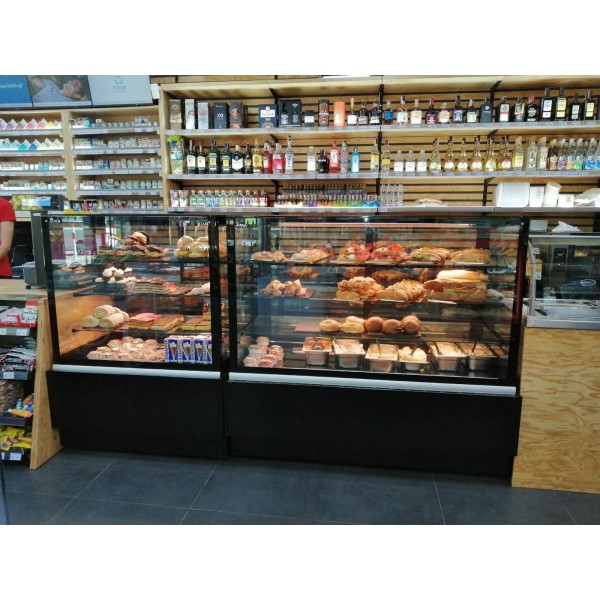 Холодильная витрина кондитерская с прямым стеклом JUKA VDL108A