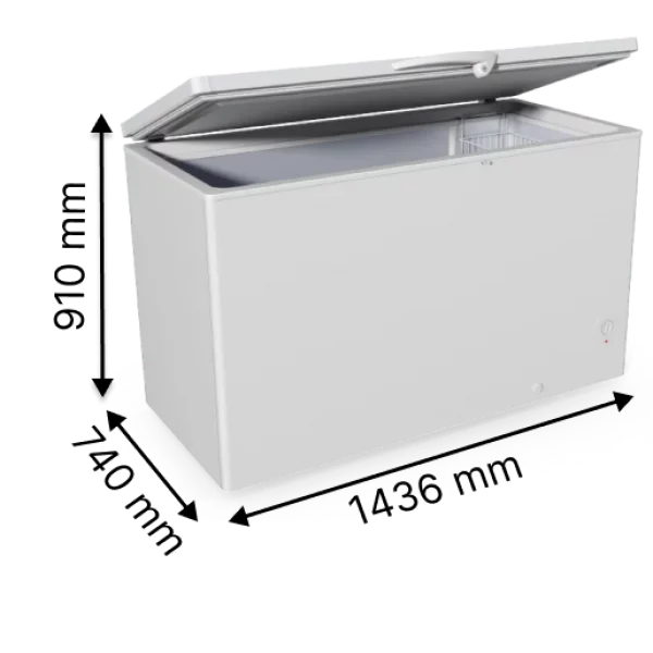 Морозильна скриня з глухою кришкою. Морозильна камера (-5С...+5С) JUKA N500Z