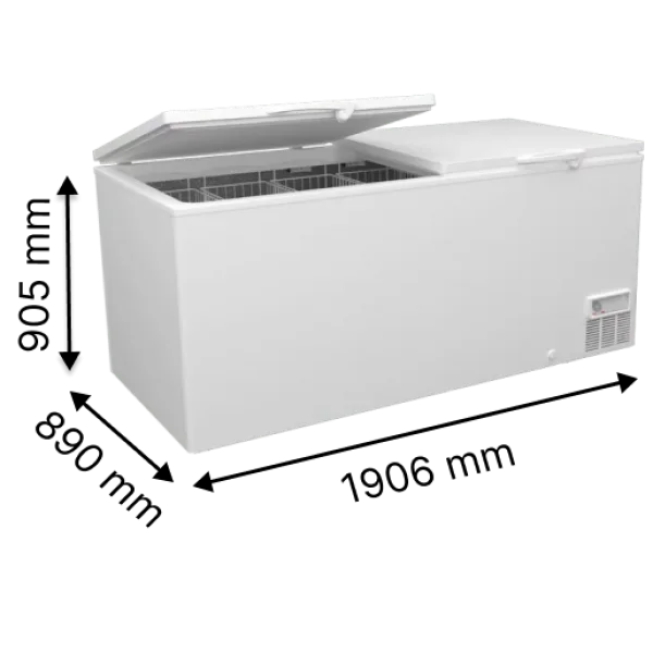 Морозильна скриня з глухою кришкою. Морозильна камера (-5С...+5С) JUKA N800Z